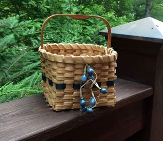 Cape Cod blueberry basket with my own embllishments.  Karen Gramenz, Blairsville, GA