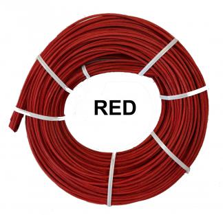 #3 round reed, Red, 1/4 lb coil