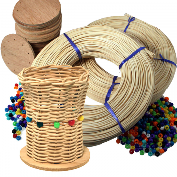 Bamboo Material DIY Weaving Furniture Basket Making Supplies
